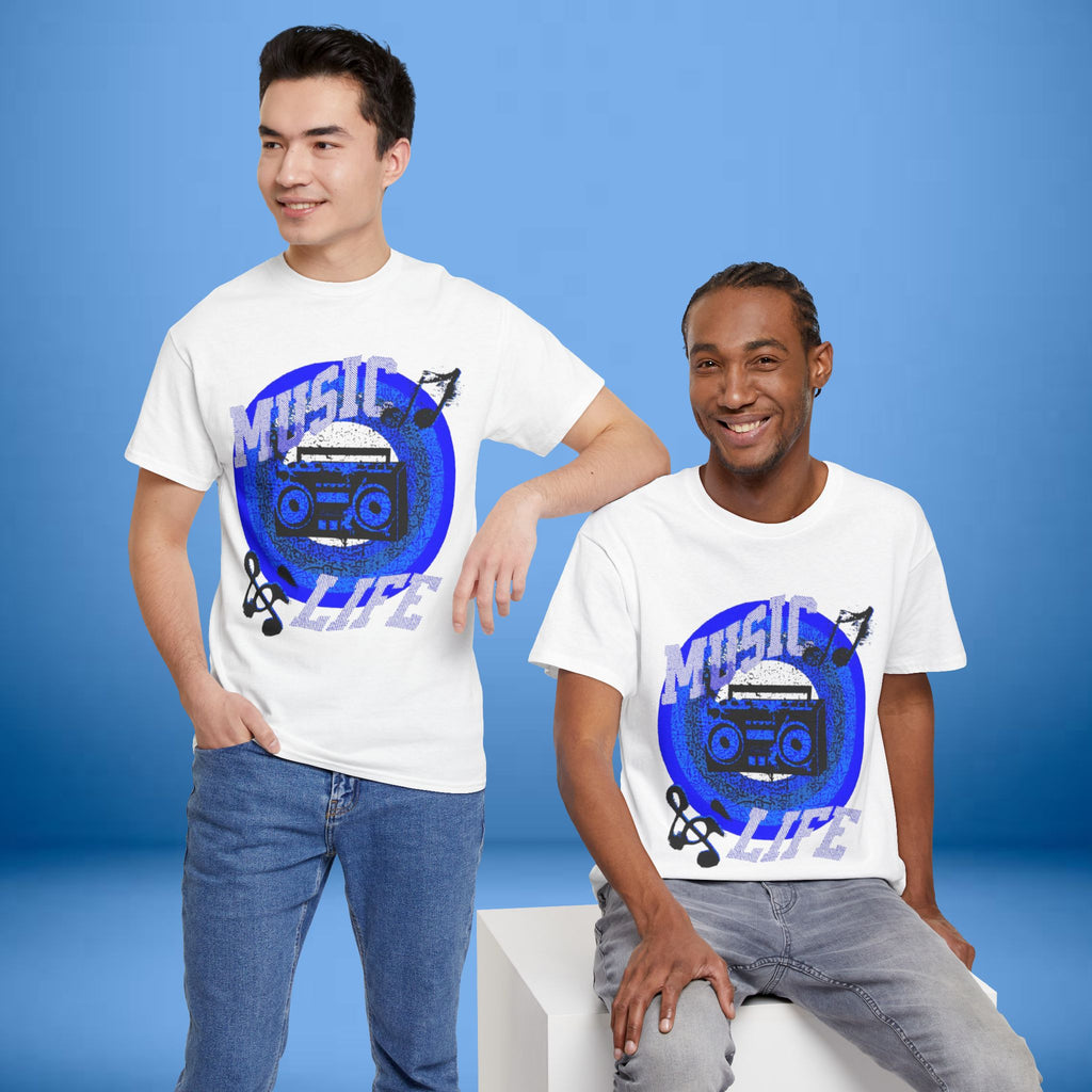 Music Life Unisex Heavy Cotton Tee