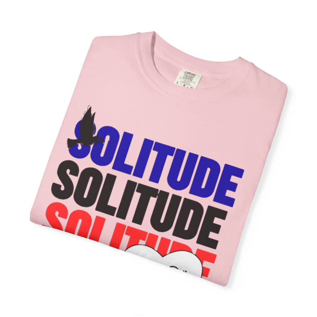 تي شيرت Solitude للجنسين مصبوغ بالكامل