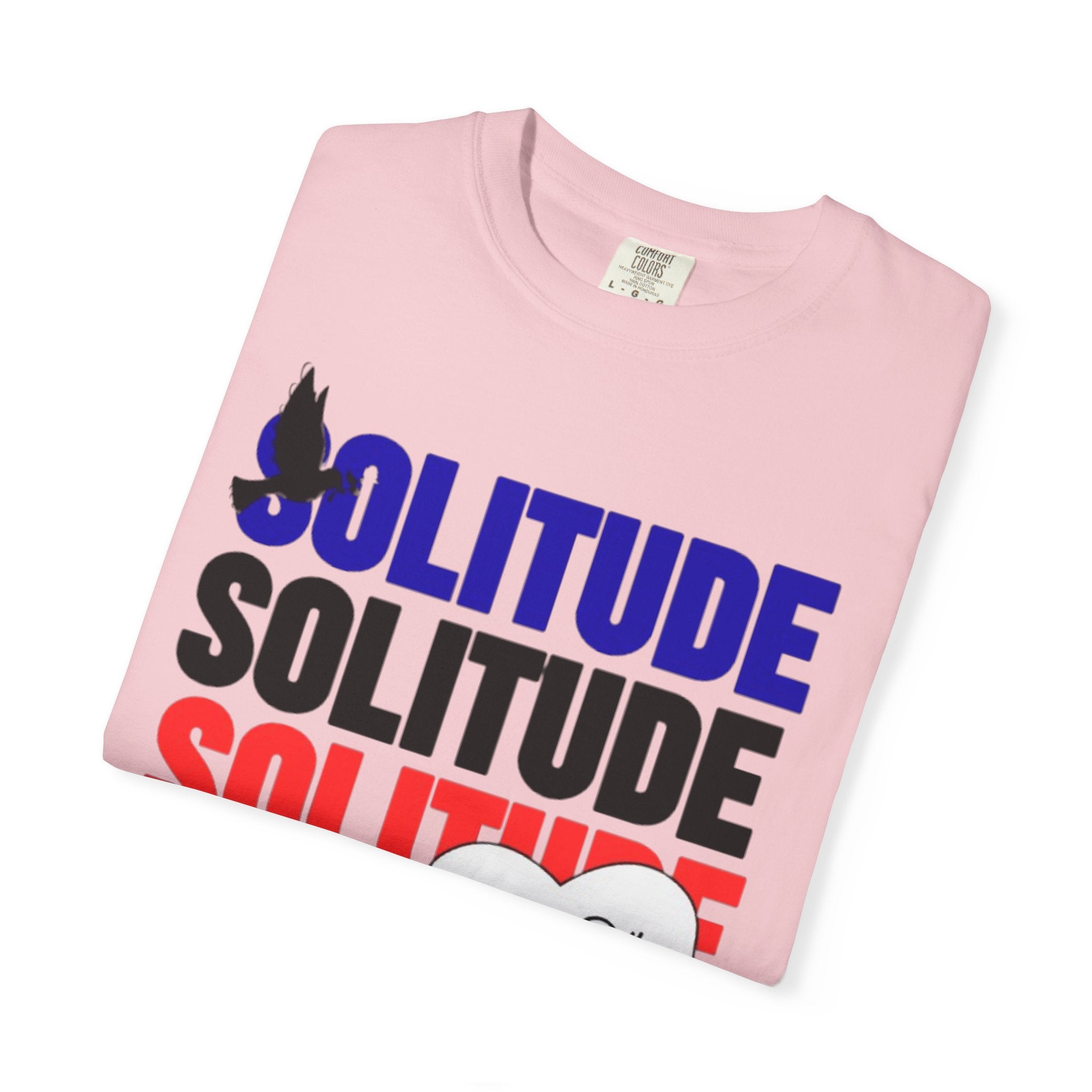 تي شيرت Solitude للجنسين مصبوغ بالكامل