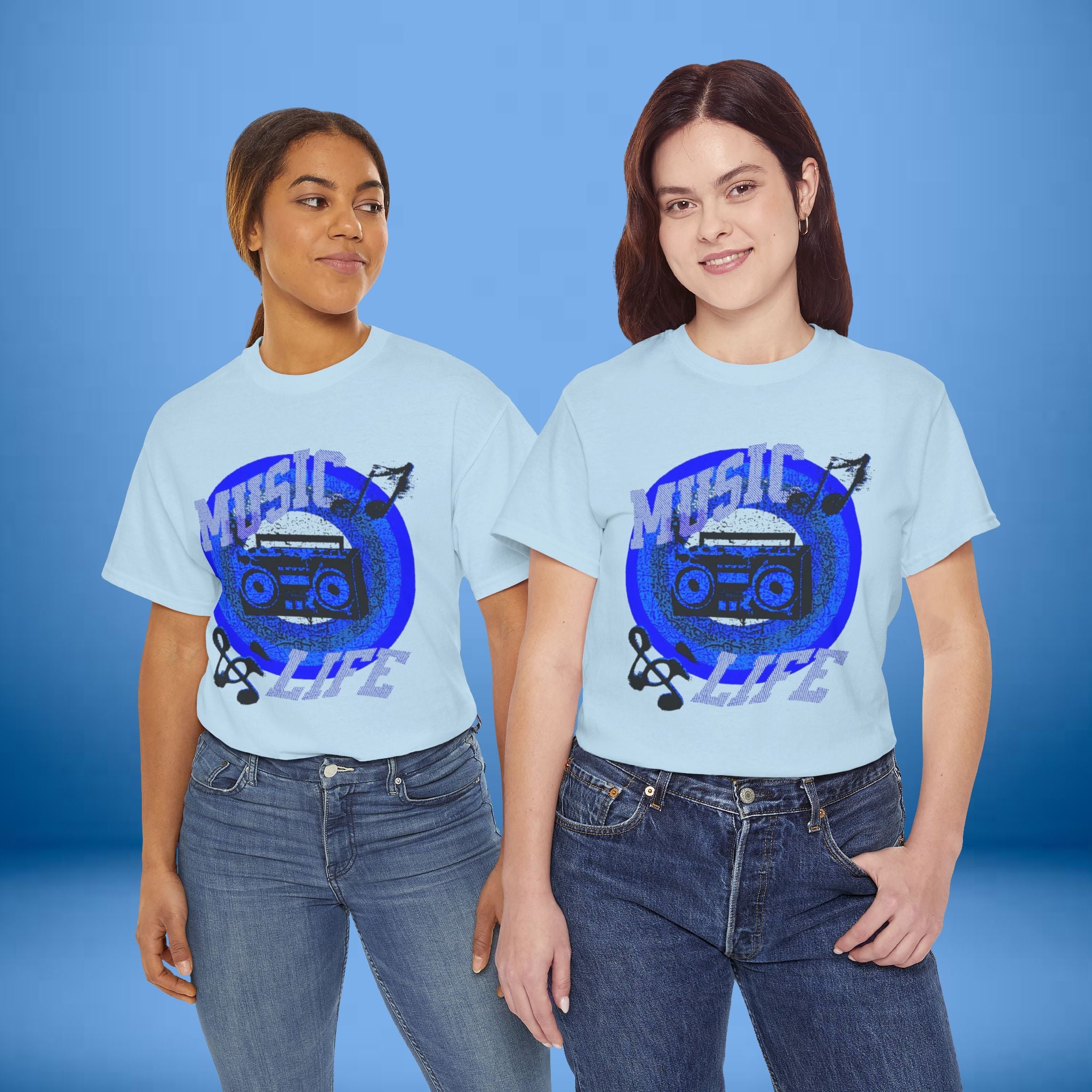 Music Life Unisex Heavy Cotton Tee