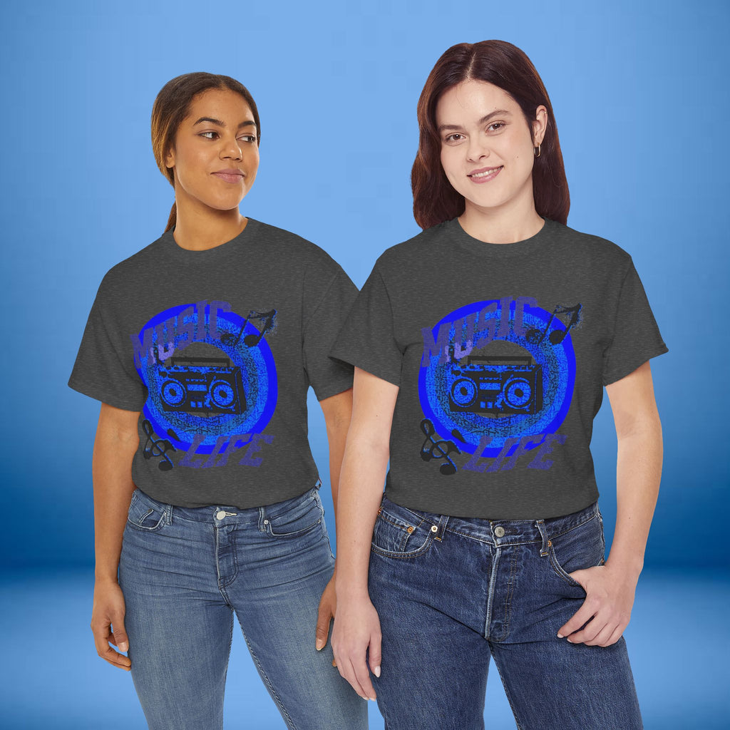 Music Life Unisex Heavy Cotton Tee