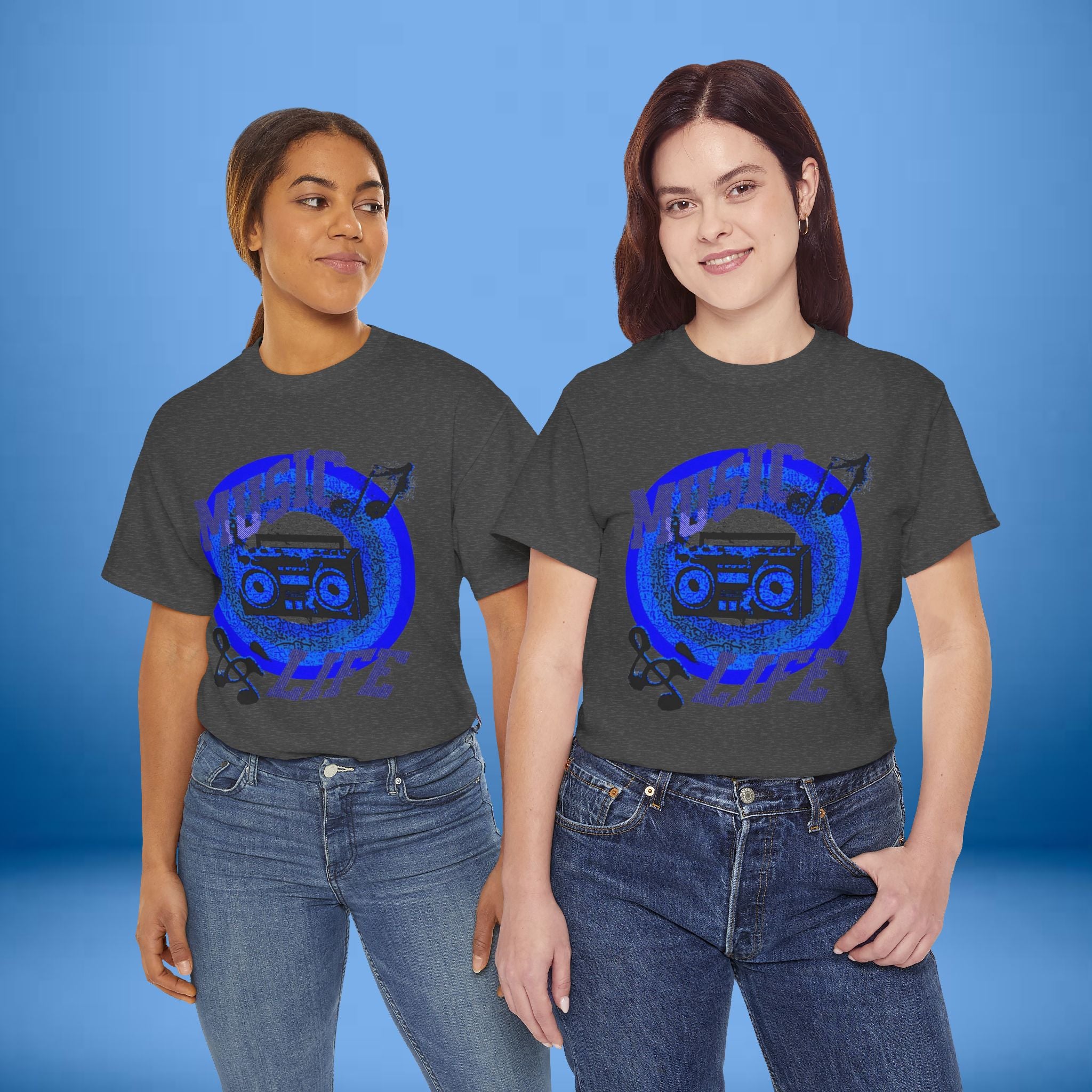 Music Life Unisex Heavy Cotton Tee