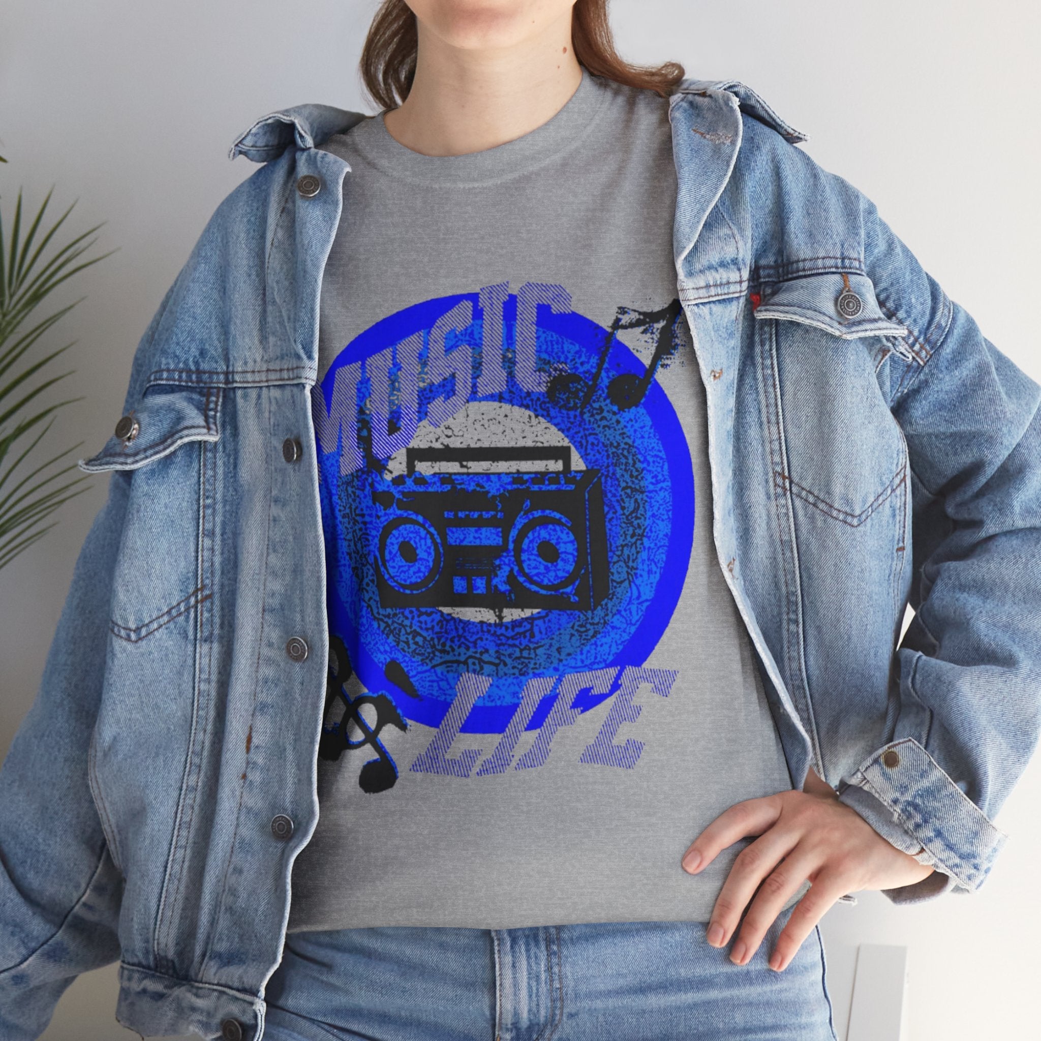 Music Life Unisex Heavy Cotton Tee