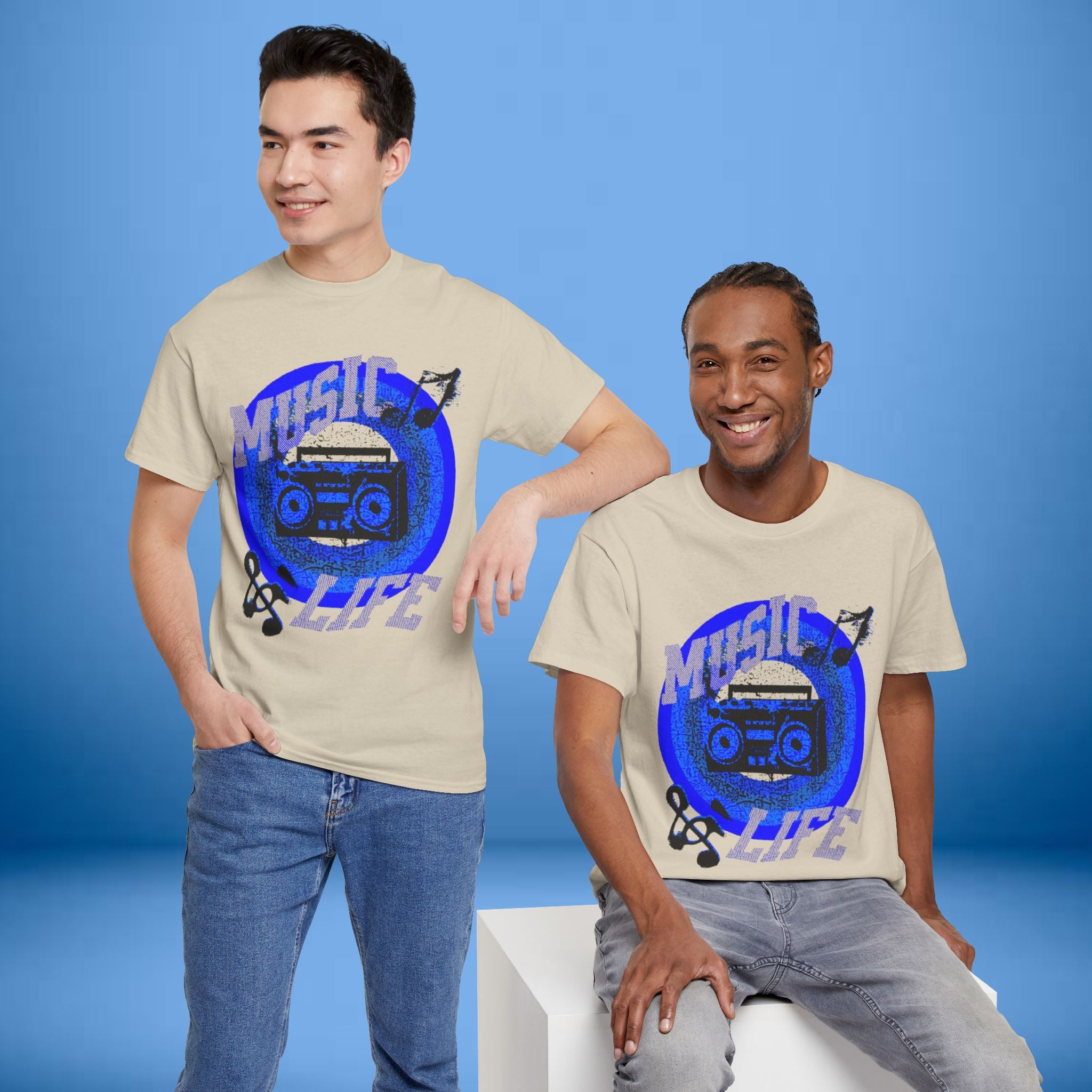 Music Life Unisex Heavy Cotton Tee