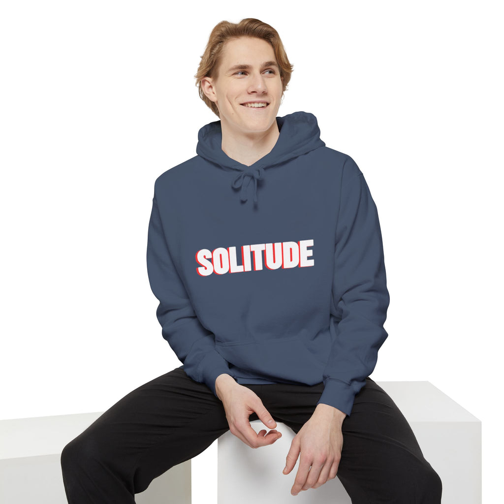 Solitude Unisex Garment-Dyed Hoodie