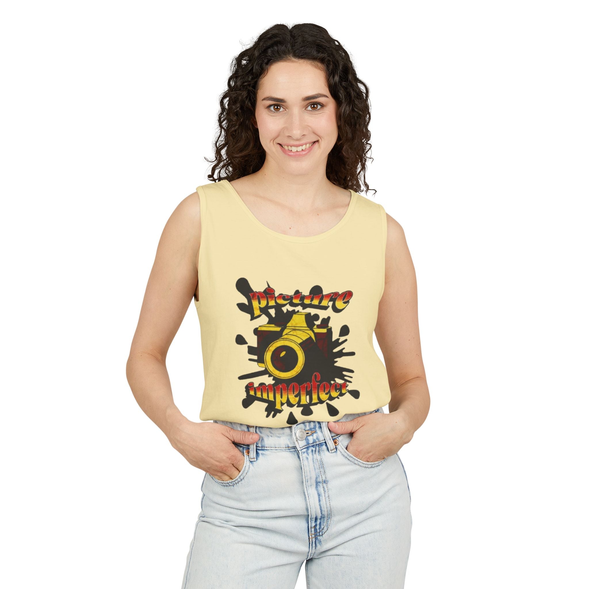 Picture Imperfect Unisex Garment-Dyed Tank Top