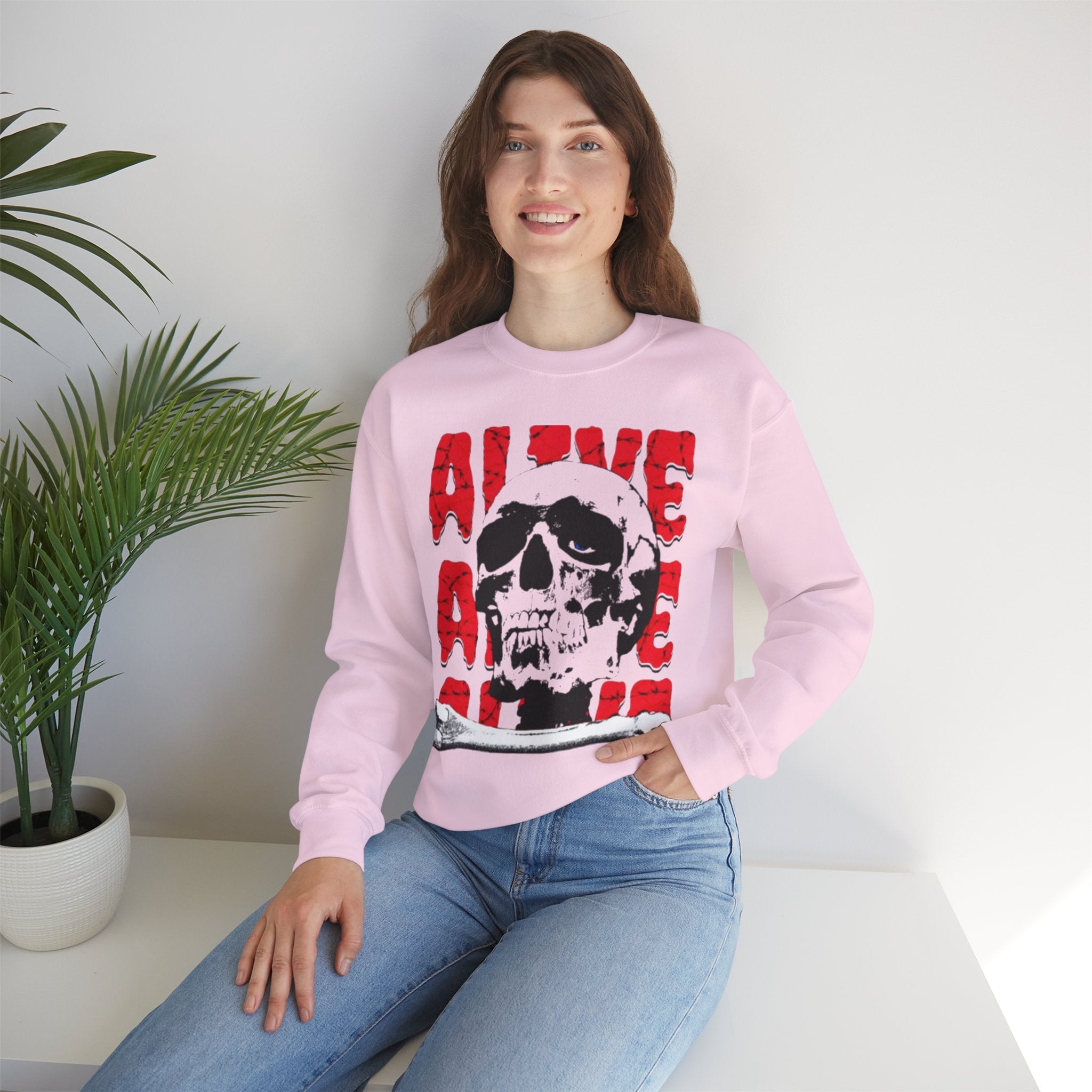Feel Alive Unisex Heavy Blend™ Crewneck Sweatshirt