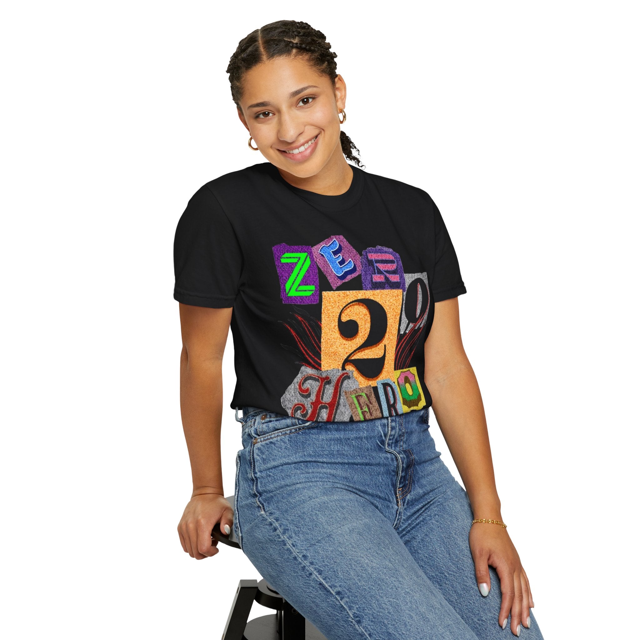 Zero To Hero Unisex Garment-Dyed T-shirt