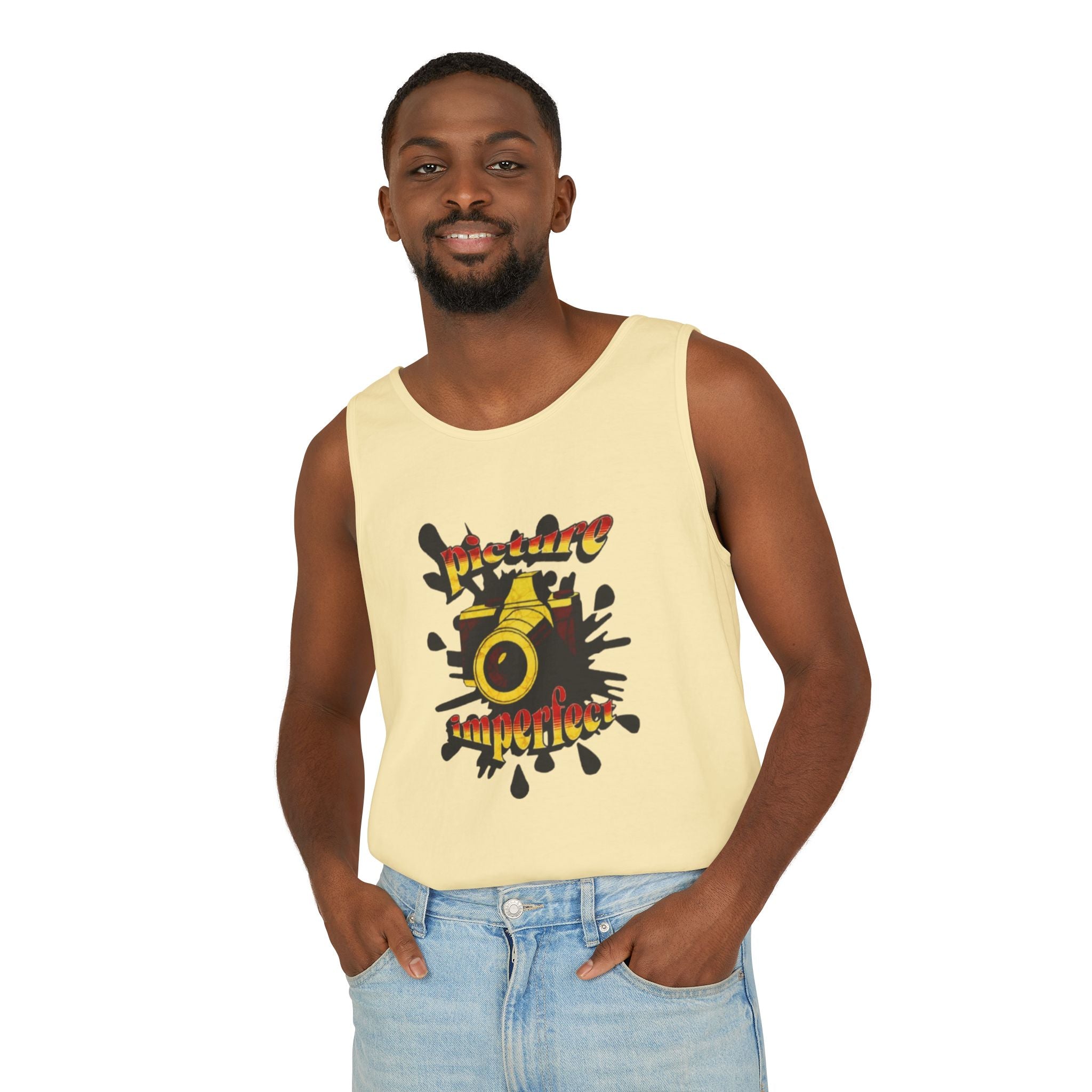 Picture Imperfect Unisex Garment-Dyed Tank Top