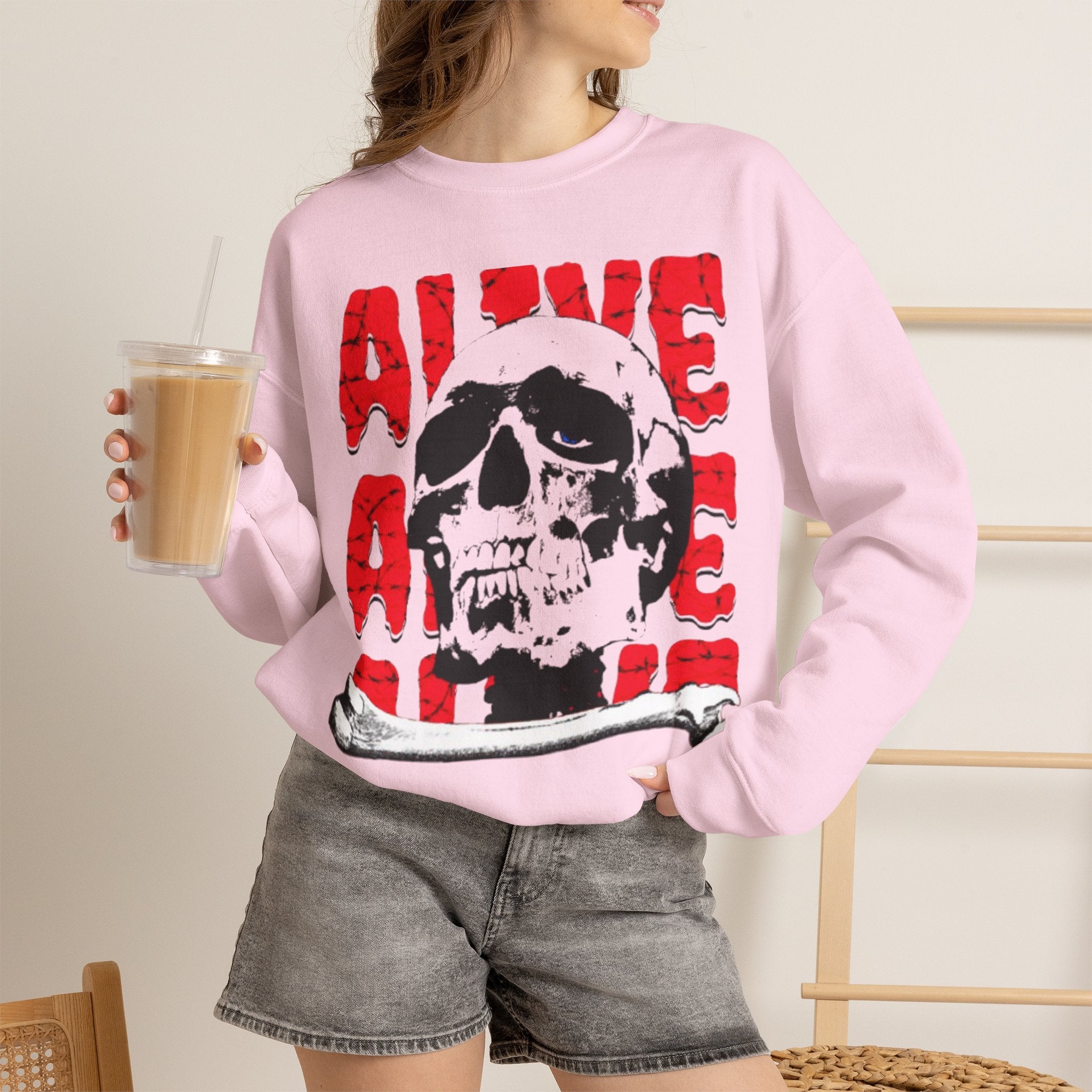 Feel Alive Unisex Heavy Blend™ Crewneck Sweatshirt