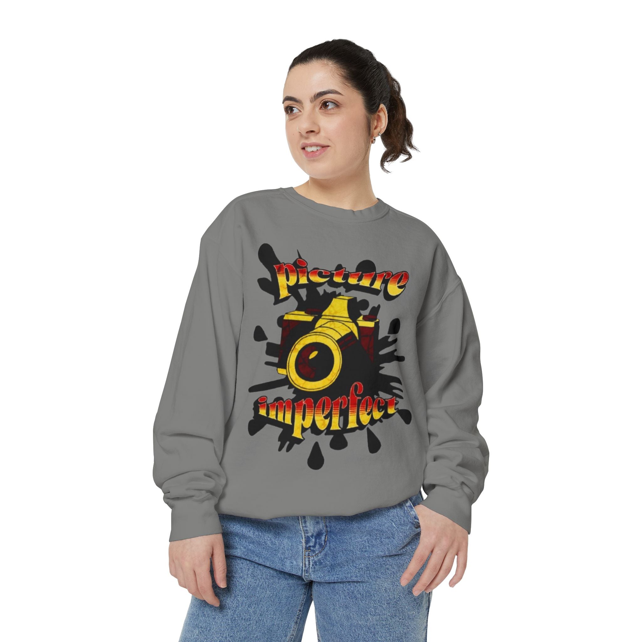 سويت شيرت Picture Imperfect Unisex مصبوغ بصبغة طبيعية