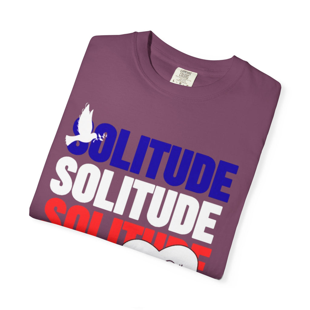 تي شيرت Solitude للجنسين مصبوغ بالكامل
