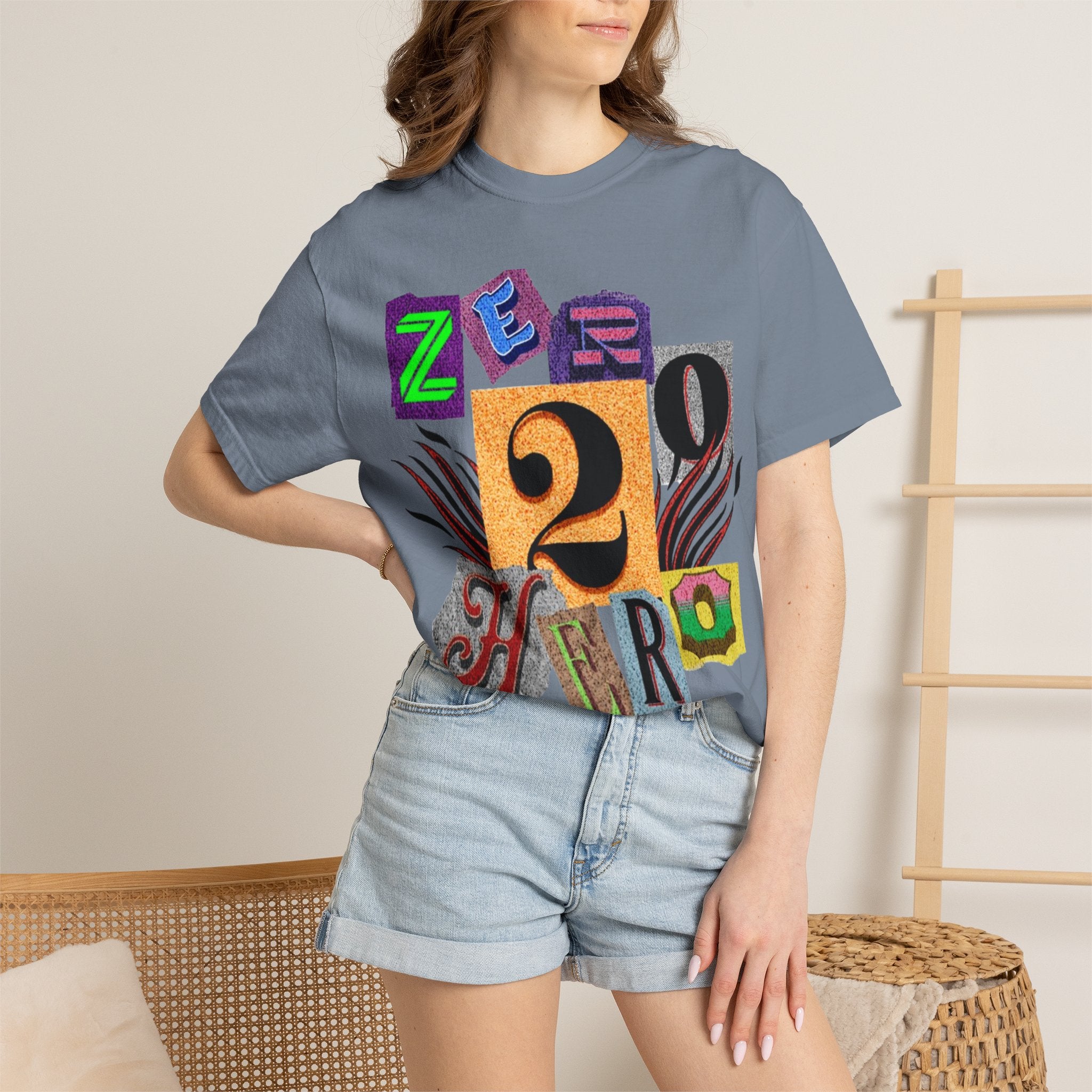 Zero To Hero Unisex Garment-Dyed T-shirt