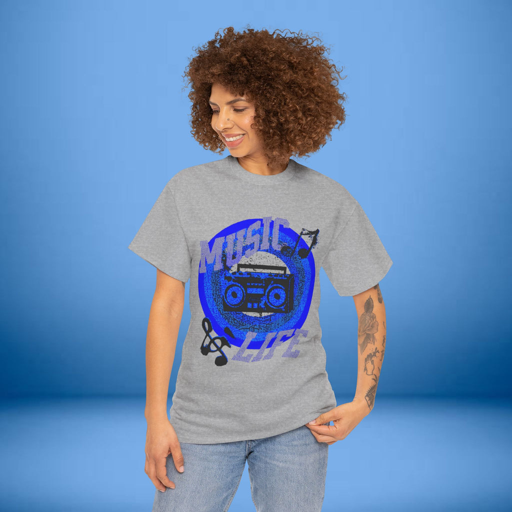 Music Life Unisex Heavy Cotton Tee