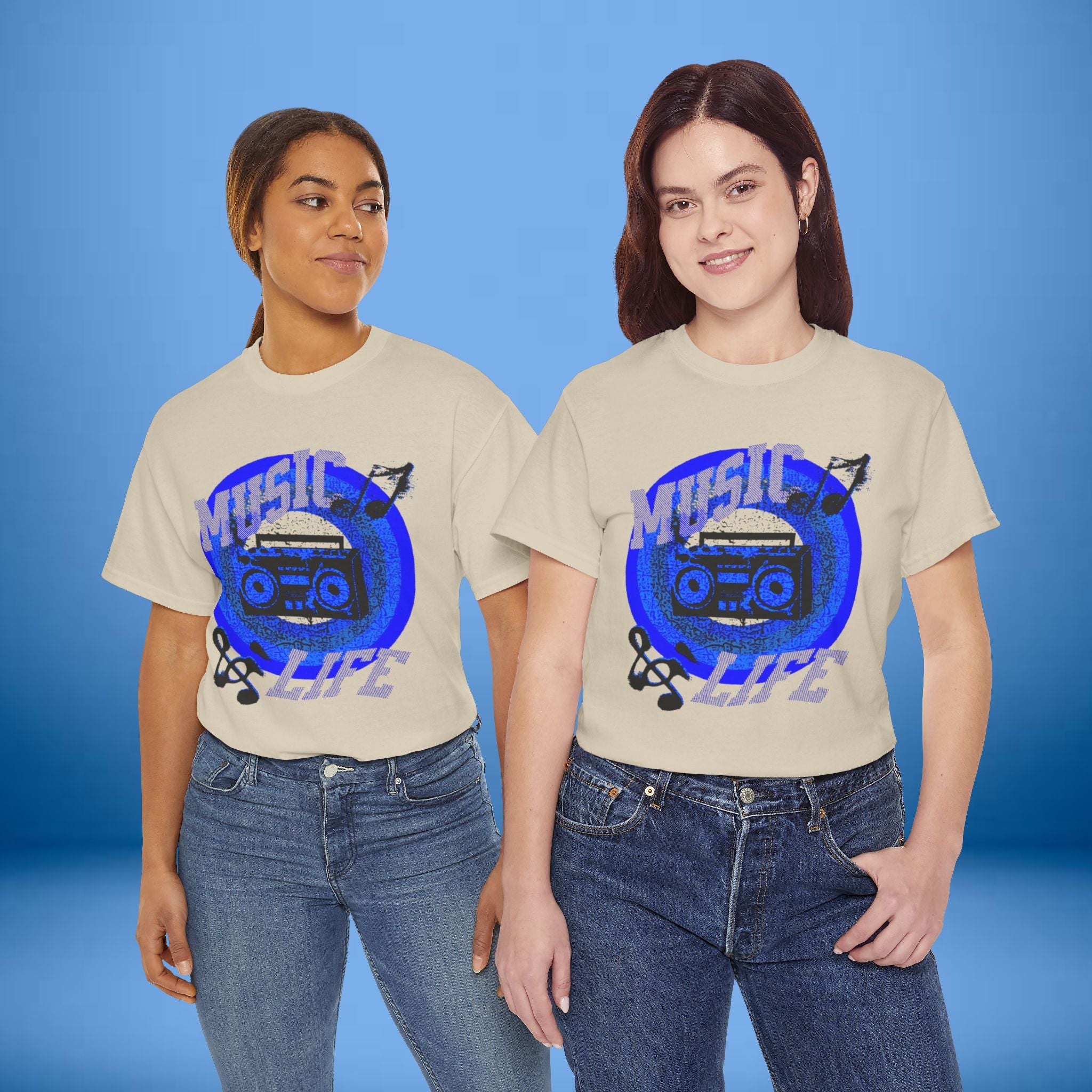 Music Life Unisex Heavy Cotton Tee