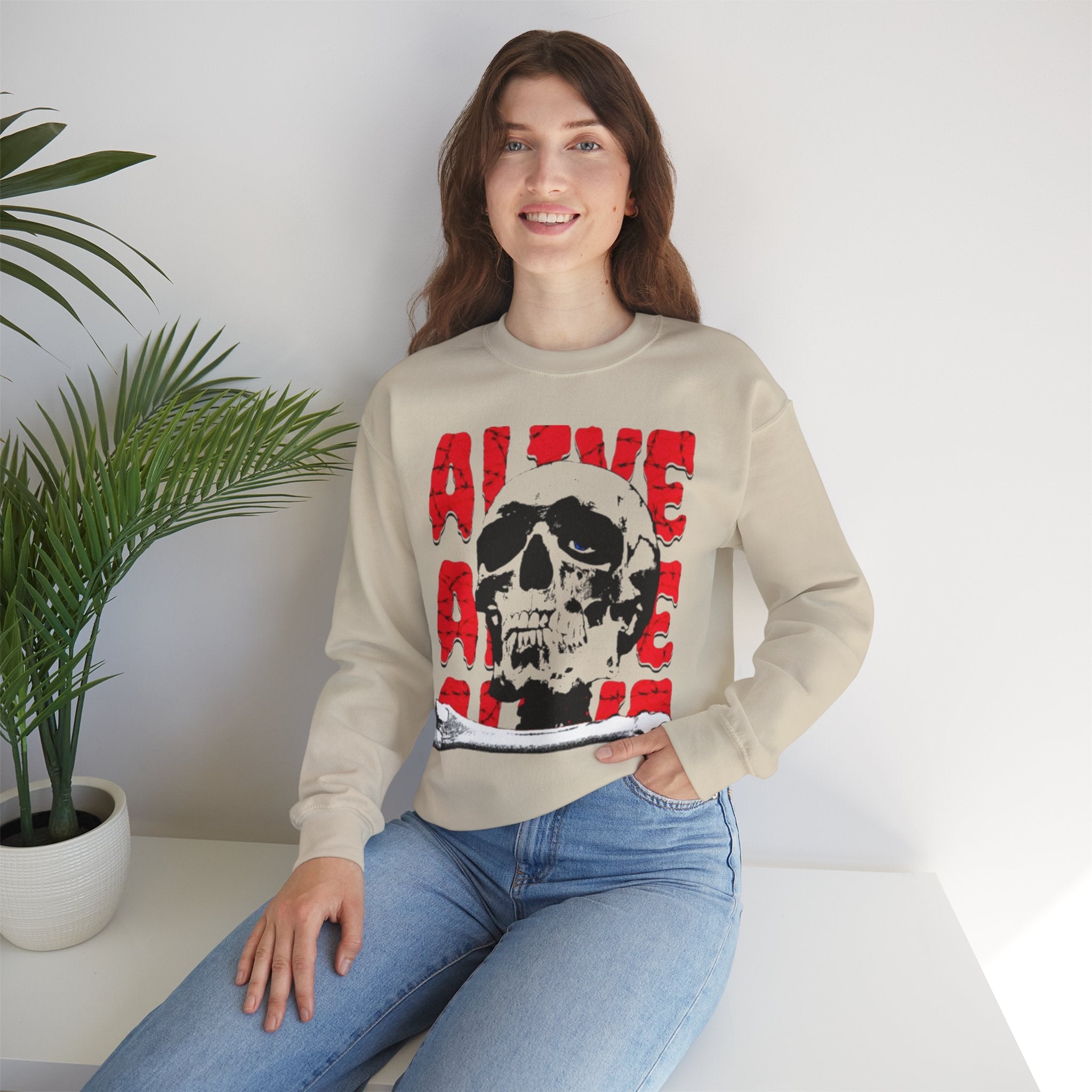 Feel Alive Unisex Heavy Blend™ Crewneck Sweatshirt