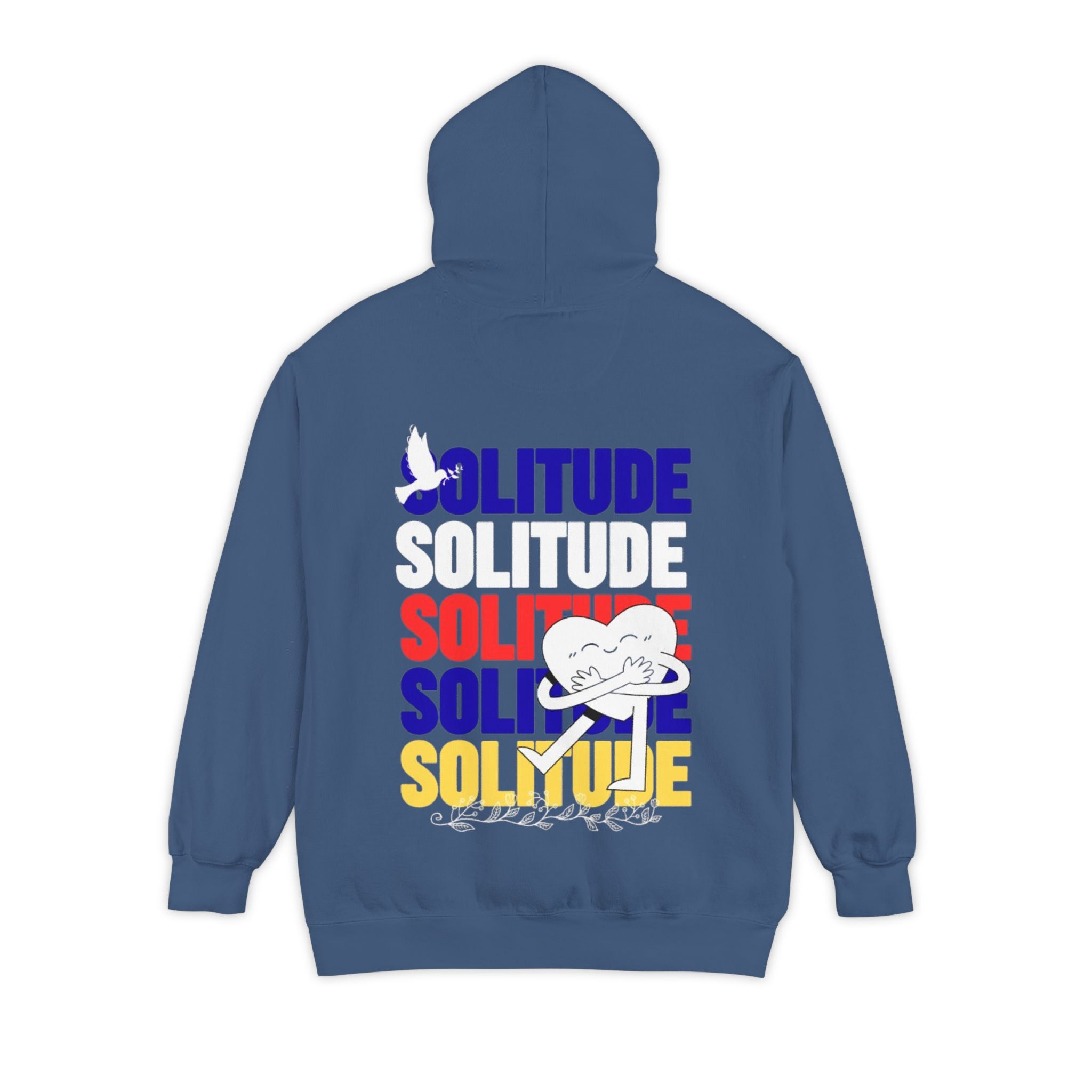 Solitude Unisex Garment-Dyed Hoodie