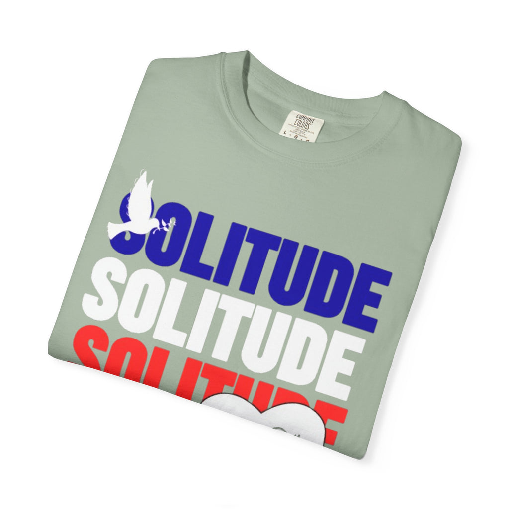 تي شيرت Solitude للجنسين مصبوغ بالكامل