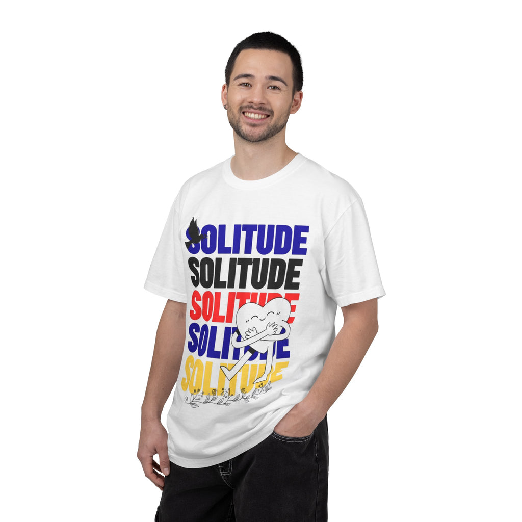 تي شيرت Solitude للجنسين مصبوغ بالكامل