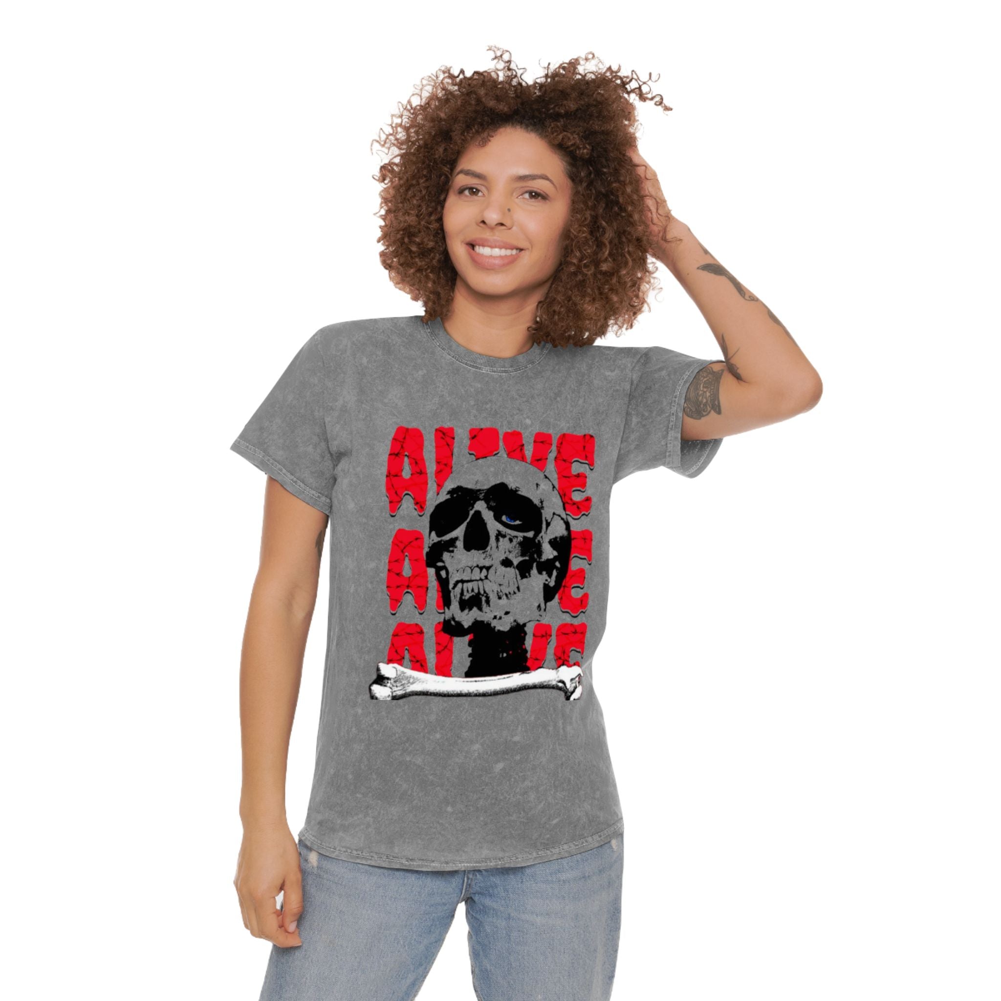 Feel Alive Unisex Mineral Wash T-Shirt