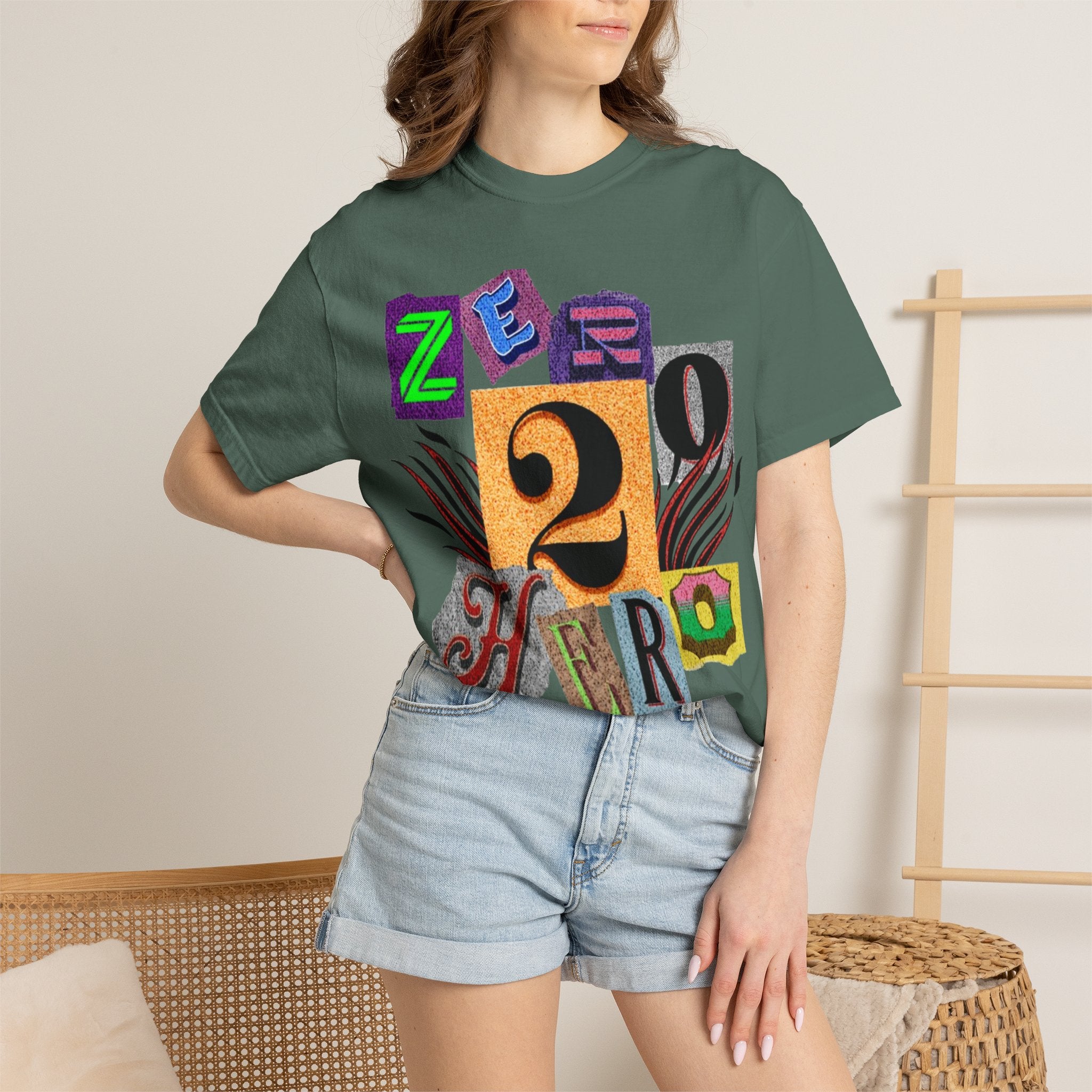Zero To Hero Unisex Garment-Dyed T-shirt