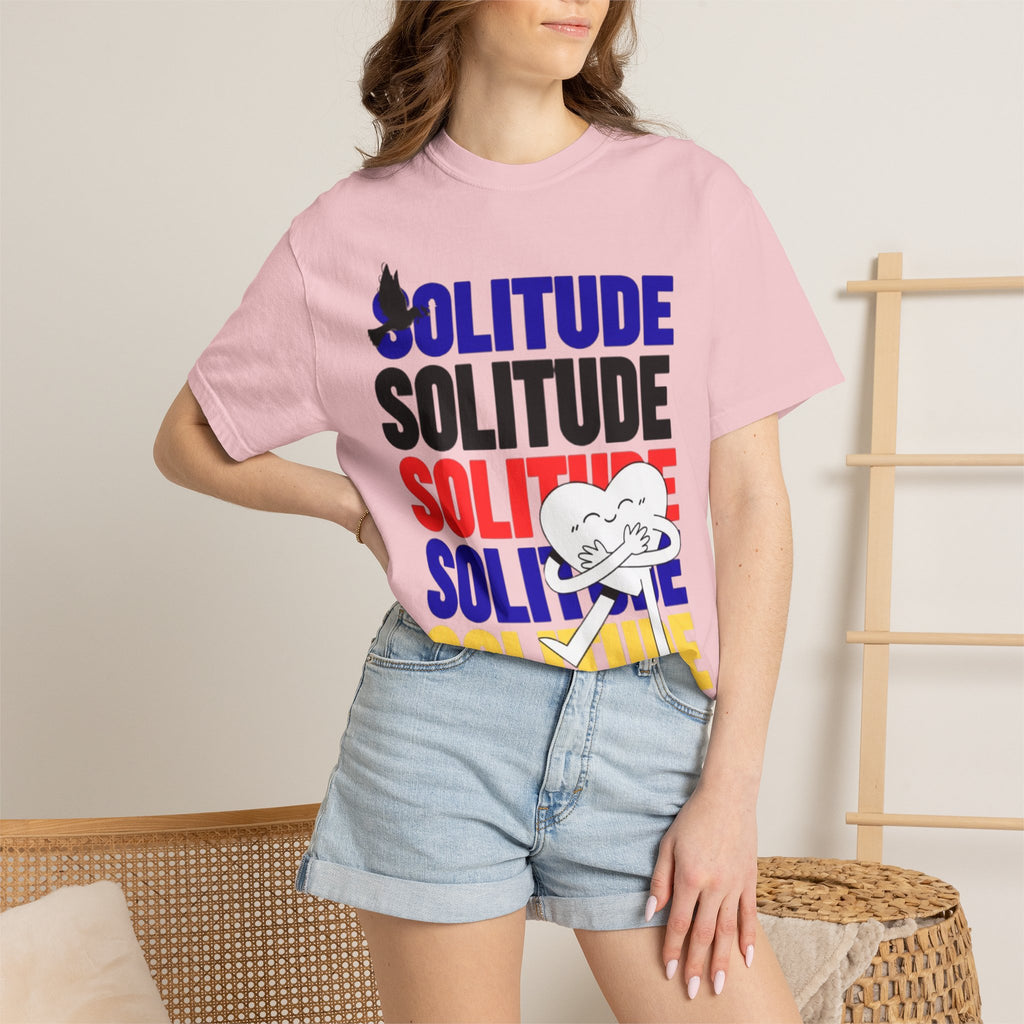 تي شيرت Solitude للجنسين مصبوغ بالكامل