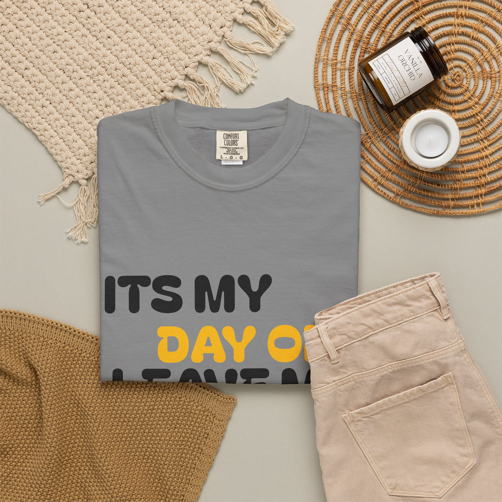 Day Off Unisex Garment-Dyed T-shirt