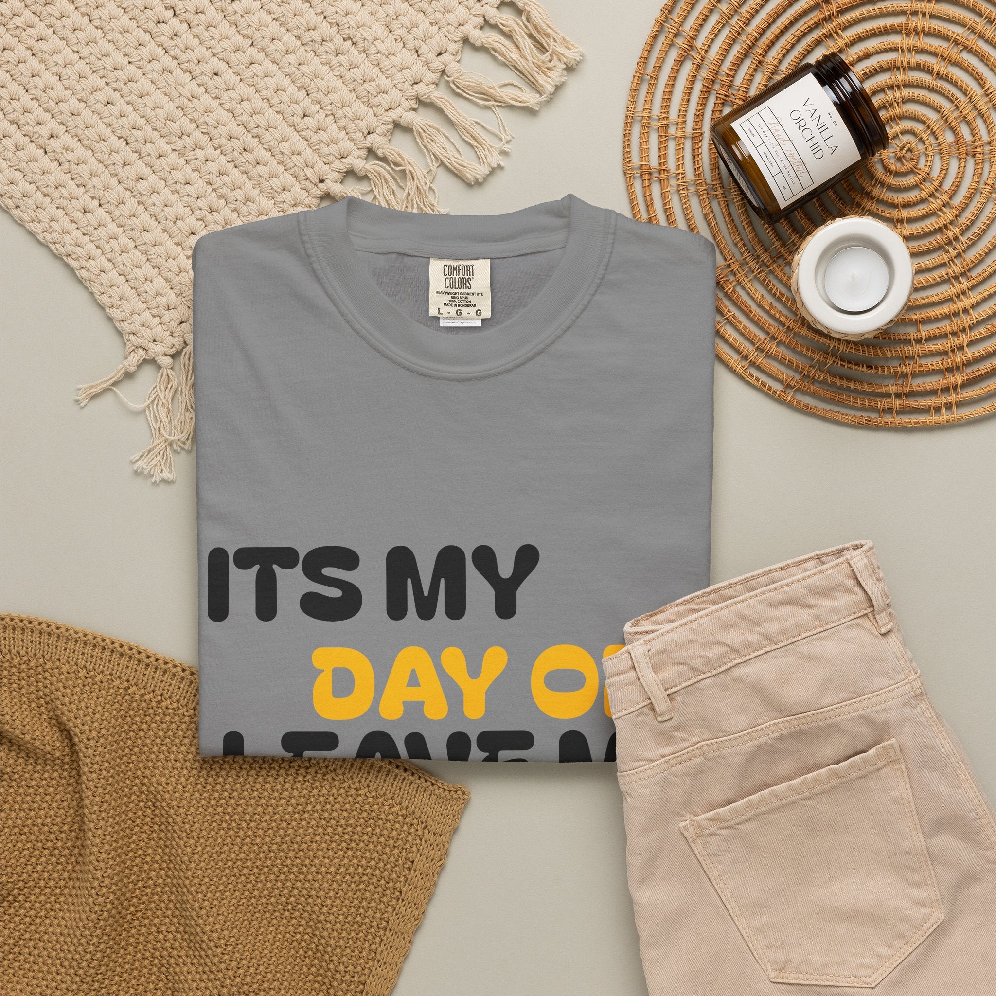Day Off Unisex Garment-Dyed T-shirt
